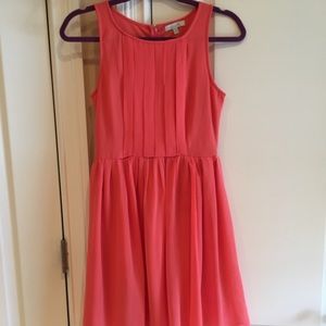 Coral Party Dress